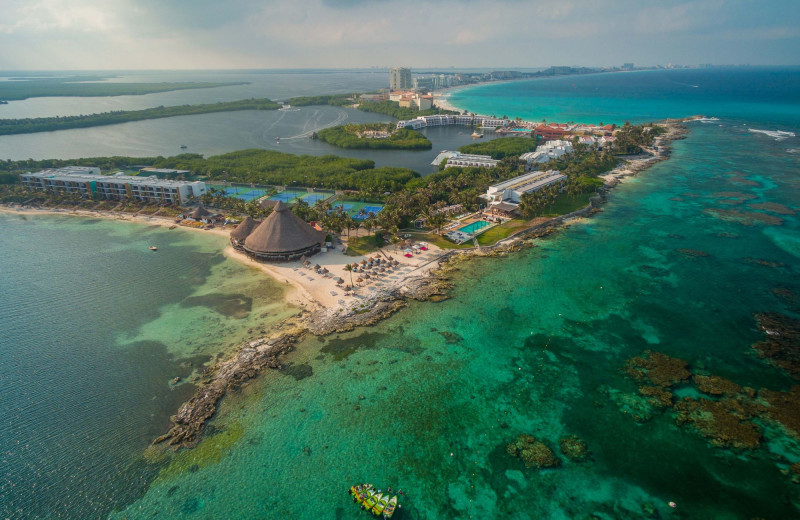 Exterior view of Club Med Cancun.