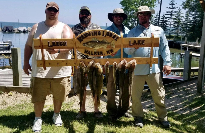 Fishing at Red Wing Lodge.