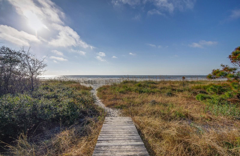 Beach at Palmetto Sands Vacation Rentals.