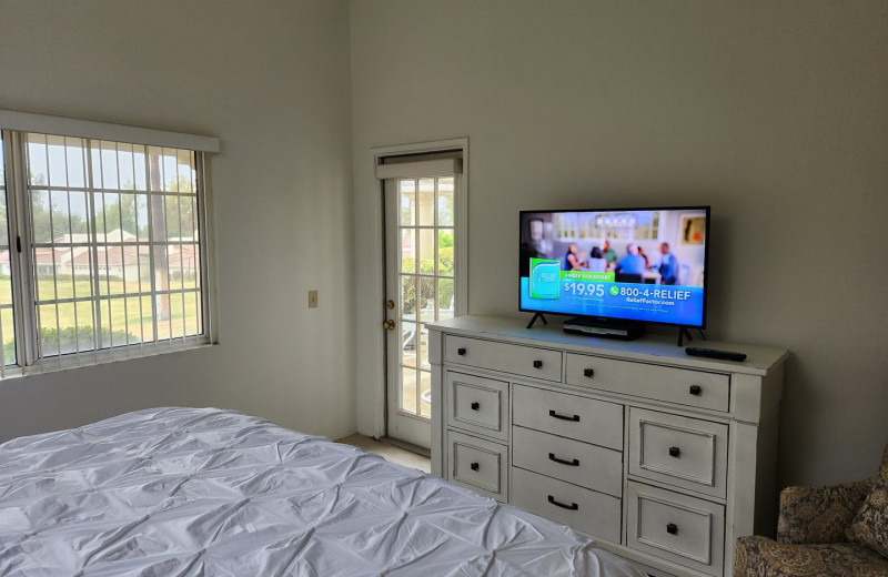 Rental bedroom at Desert Falls Rentals.