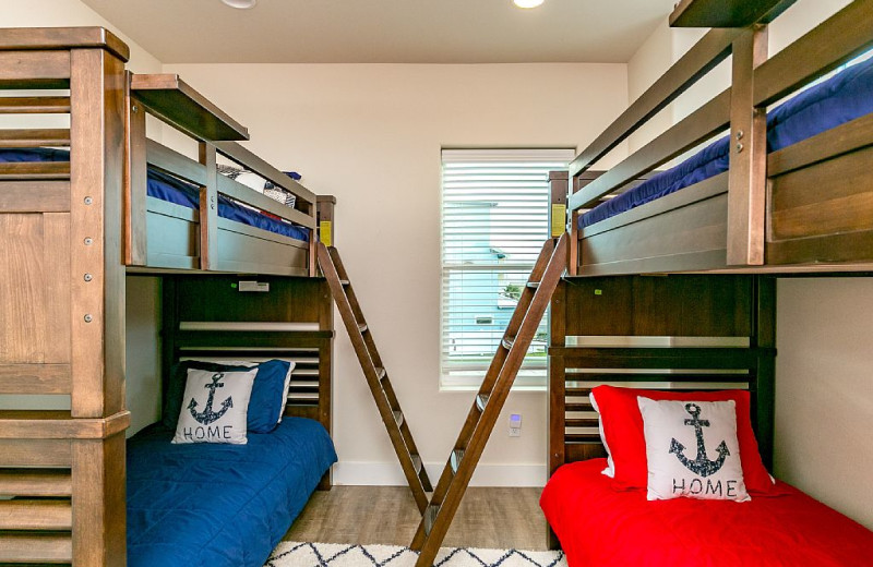 Rental bedroom at Silver Sands Realty.
