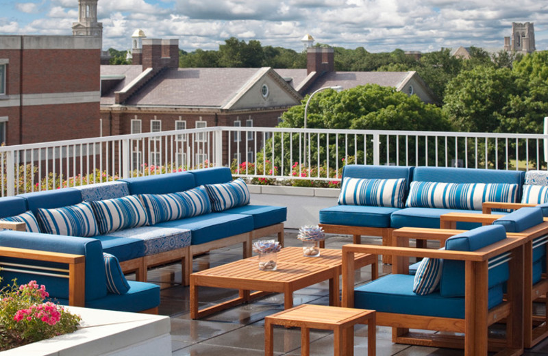 Patio view at Hotel Lumen - a Kimpton Hotel.