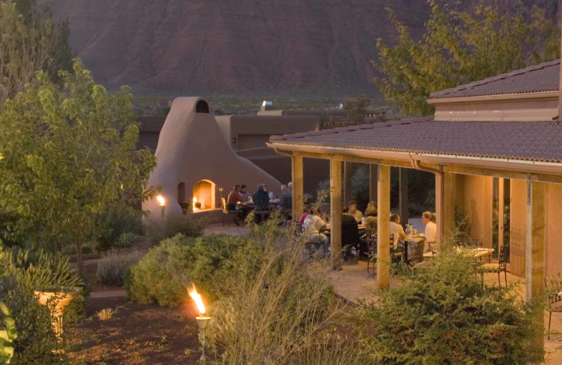 Patio at Red Mountain Resort & Spa.