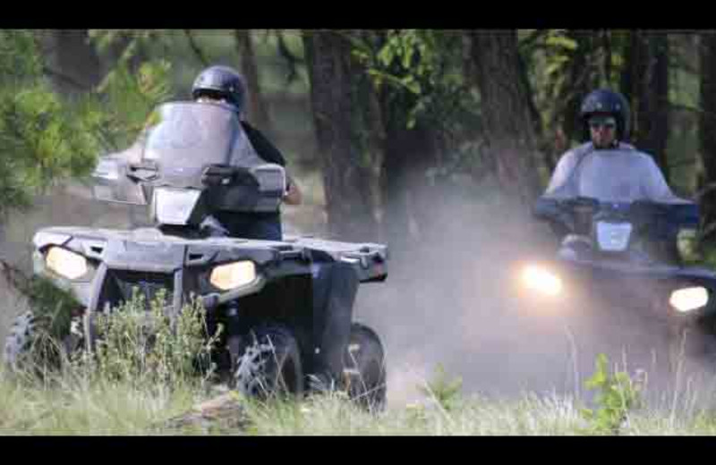 ATV riding at YD Guest Ranch.