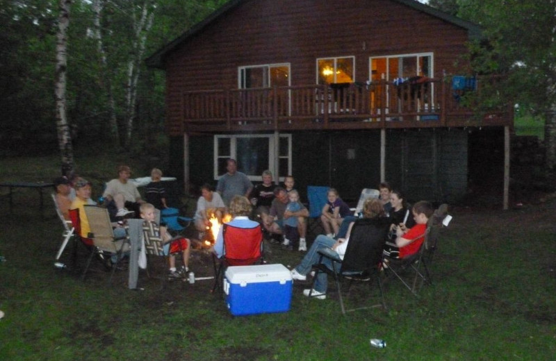 Family reunions at Sandy Pines Resort.