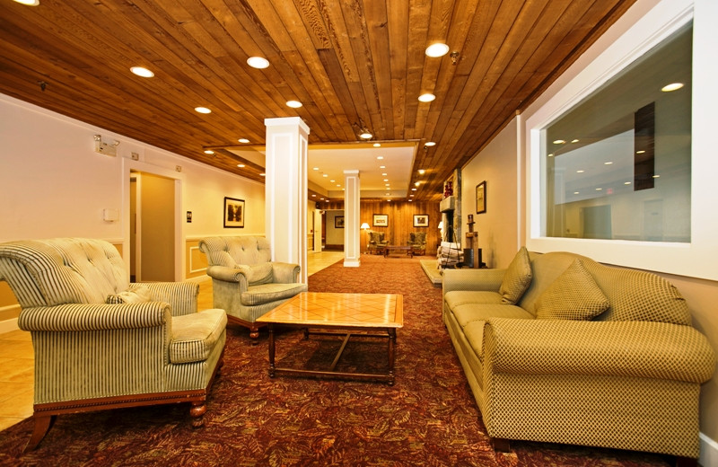 Lounge area at The Heritage Hotel.
