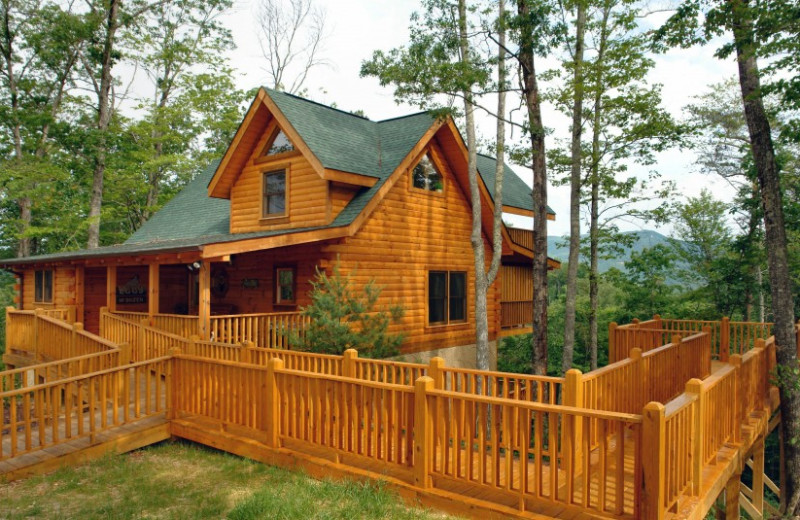Cabin Exterior at Little Valley Mountain Resort