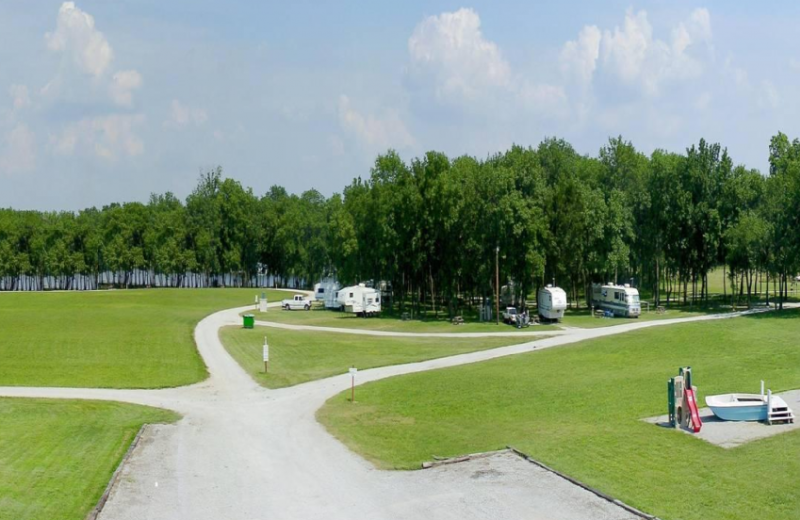 Exterior view of Pelican Landing Resort & Campground. 