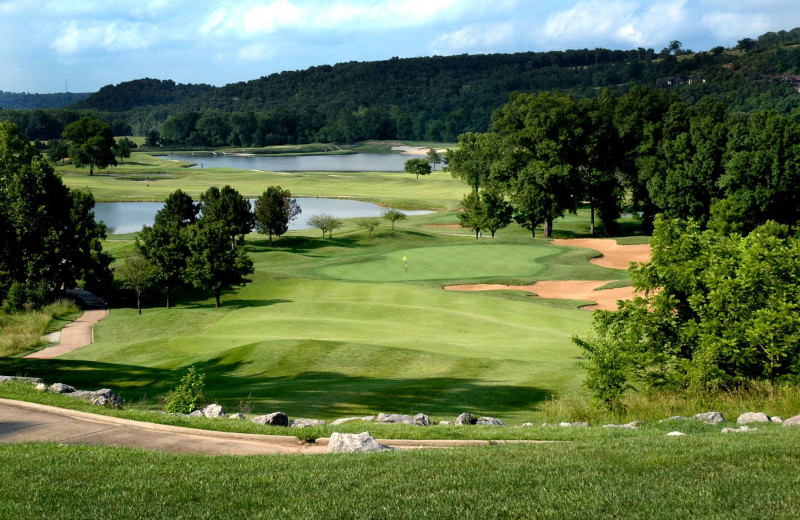 Golf course at Osage National Condominiums.