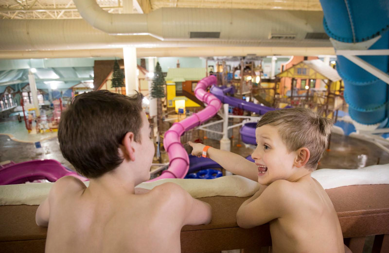 Waterpark at Avalanche Bay Indoor Waterpark.