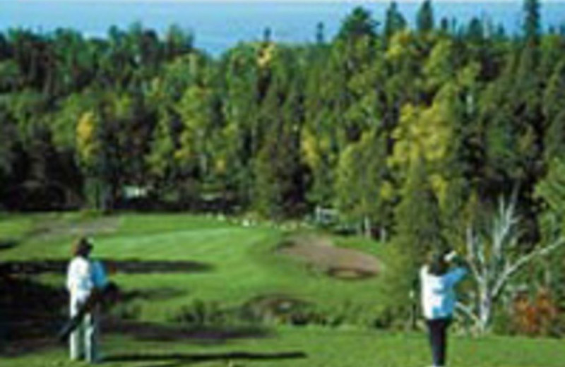 Golf course near Cascade Lodge.