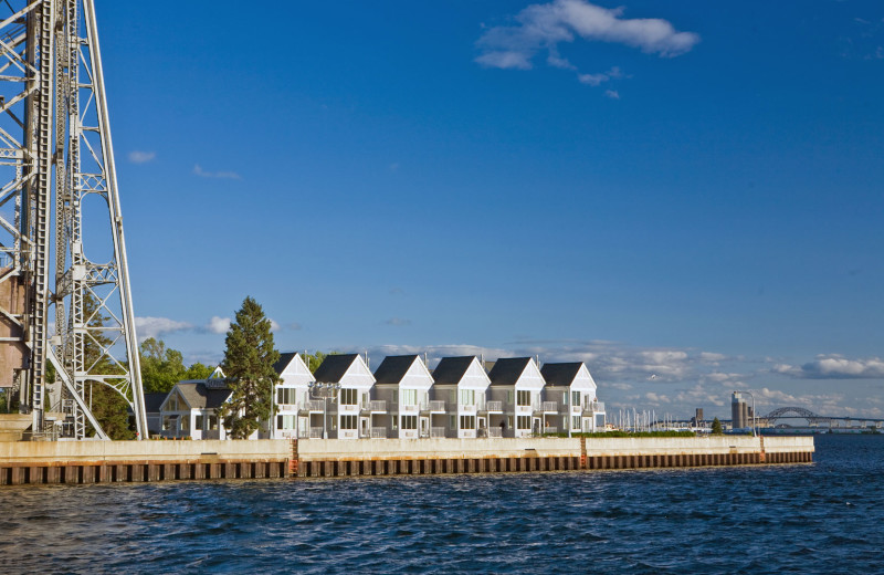 Exterior view of South Pier Inn.