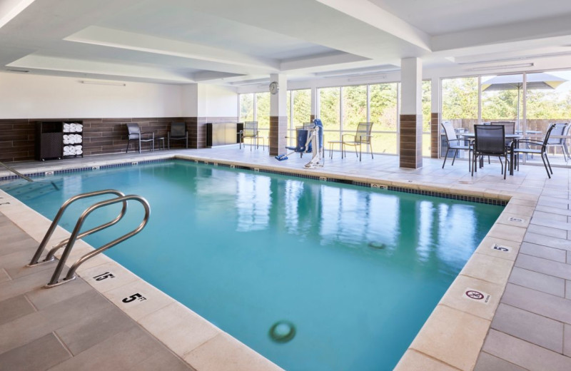 Indoor pool at Fairfield Inn