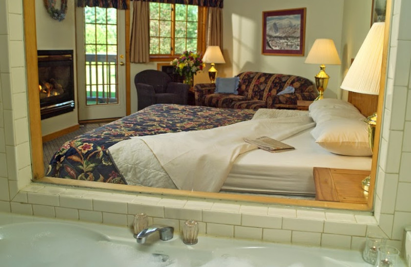 Guest room at Grey Fox Inn.