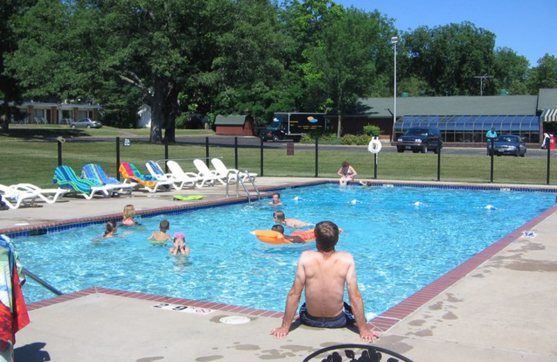 Outdoor Pool at the Indian Trail Motel