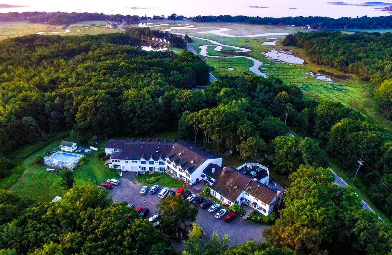 Exterior view of Ocean Woods Resort.