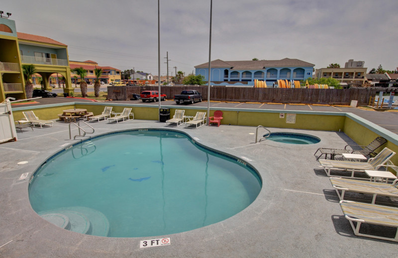 Outdoor pool at WindWater Hotel & Resort.