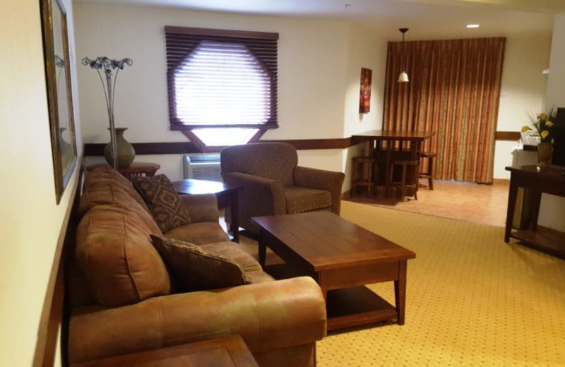 Guest room at Carson Hot Springs Spa and Golf Resort.