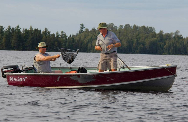 Fishing at Grey Owl Camp Fly In.