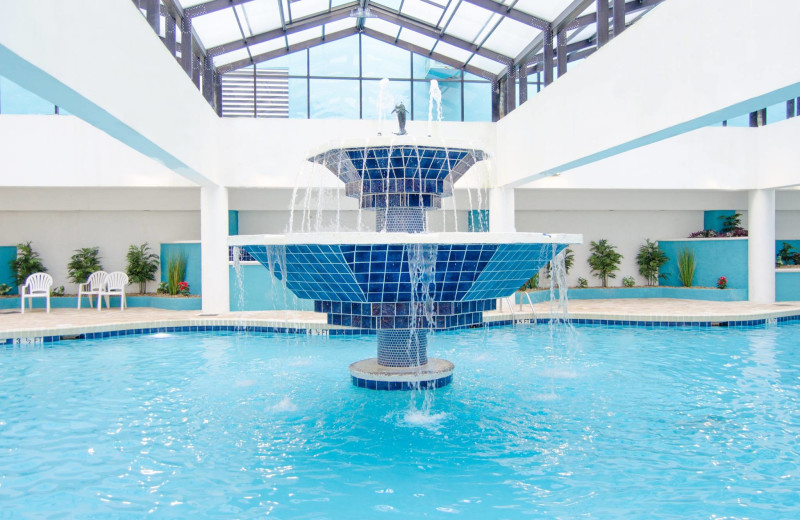 Indoor pool at Landmark Resort.