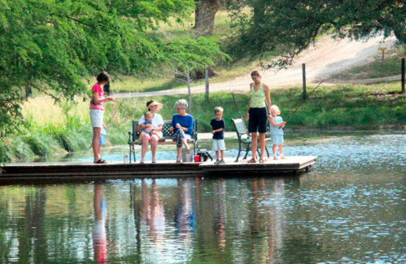 Fishing at Roddy Tree Ranch.