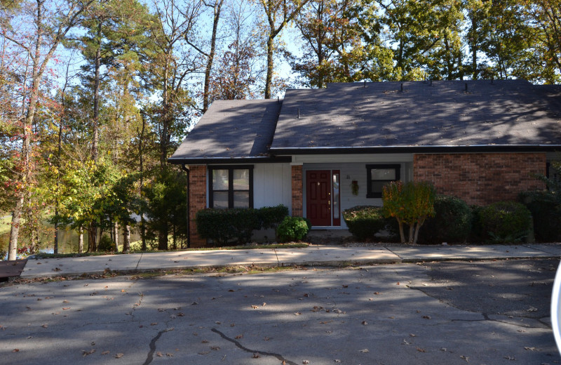 Rental exterior at Hot Springs Village Rentals.