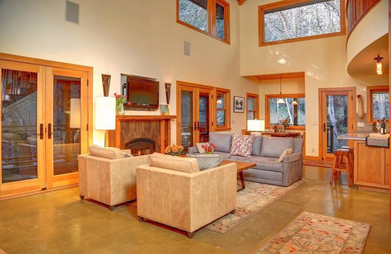 Rental living room at Woodfield Properties.