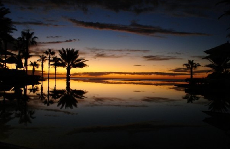 Beautiful sunsets at Hilton Los Cabos Resort.