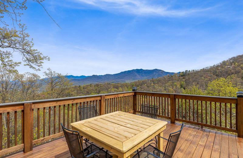 Deck at American Patriot Getaways - Ober The Top Views.