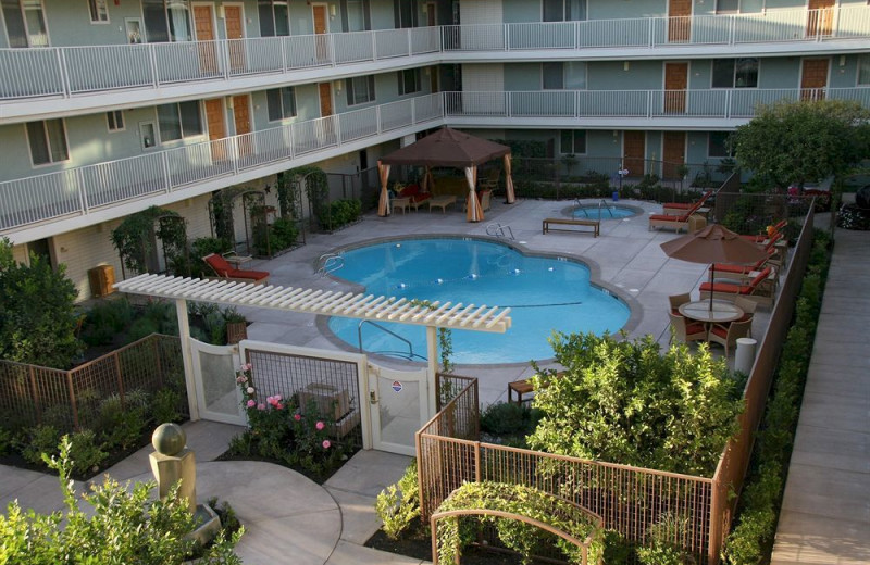 Outdoor pool at The San Joaquin Hotel.