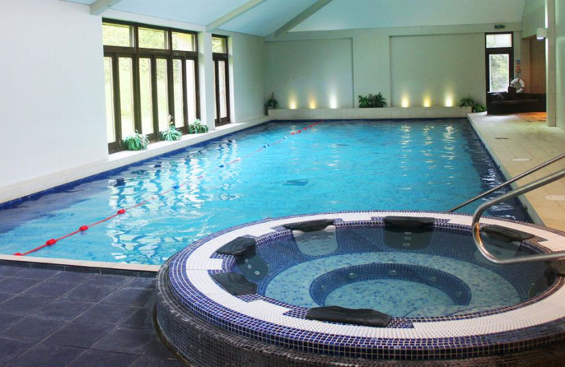 Indoor pool at Nant Ddu Lodge.