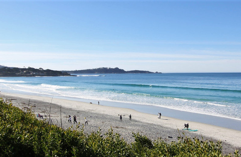 The Lamp Lighter Inn is just two blocks away from the famed Carmel Beach.