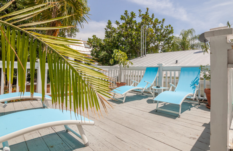 Sun deck at Garden House Bed & Breakfast.