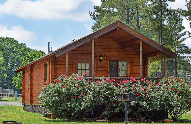 Cottage exterior at Yogi Bear's Jellystone Park™ in Luray, VA.