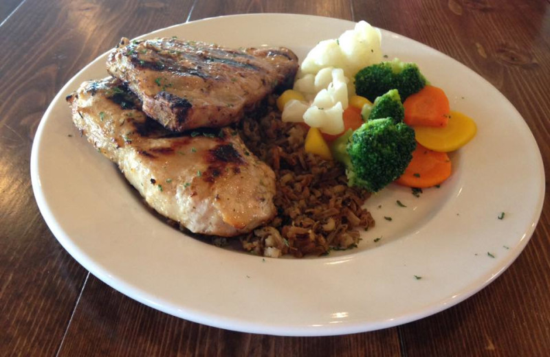 Dining at River Bend's Resort & Walleye Inn.