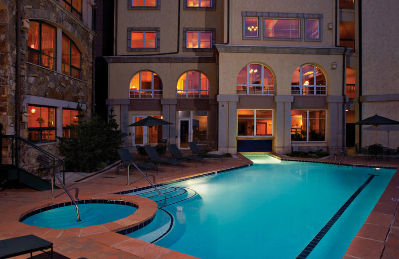 Outdoor pool at Fairmont Heritage Place, Franz Klammer Lodge.