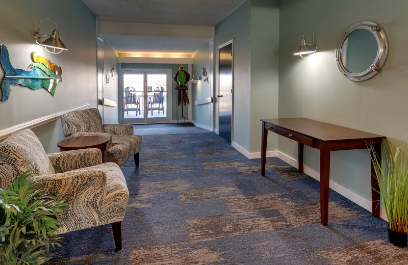 Lobby at Palm Suites.