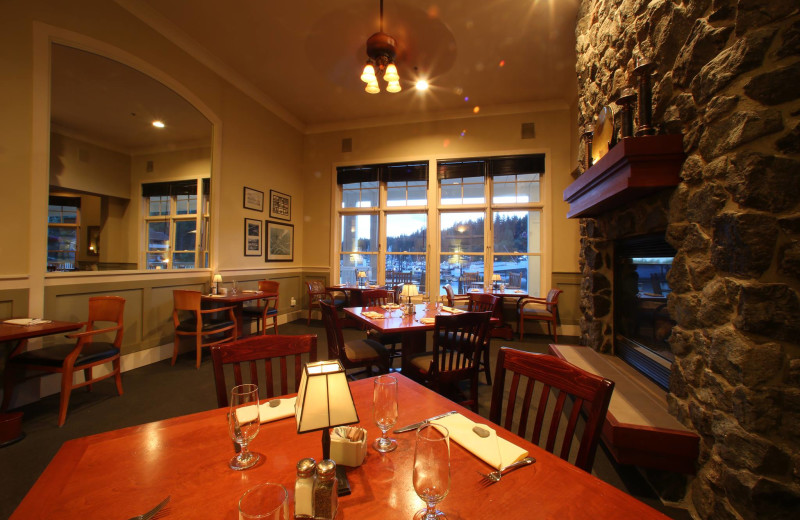 Dining at The Resort at Port Ludlow.