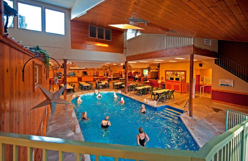 Indoor pool at Holiday Park Resort.