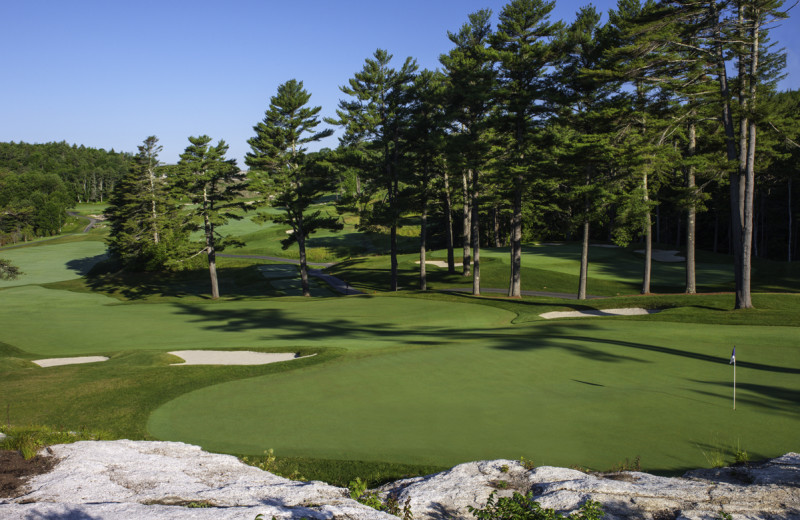 Golf course at Boothbay Harbor Oceanside Golf Resort.