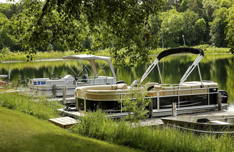 Boats at Pine Terrace Resort.