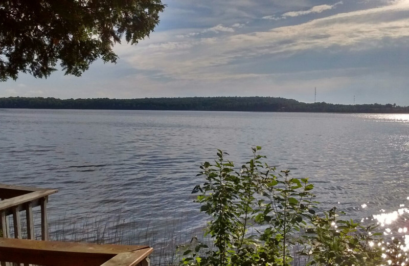 Lake view at Evergreen Resort.