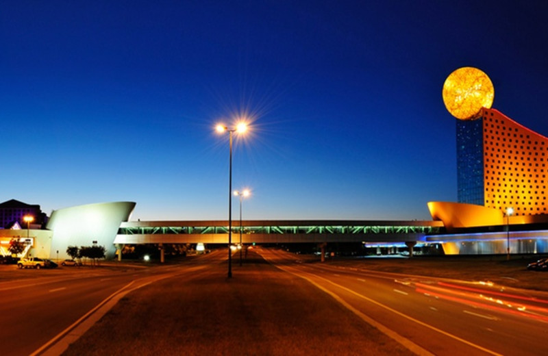 Exterior view of Golden Moon Hotel & Casino.