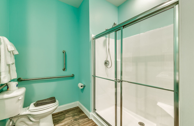 Guest bathroom at Together Resorts.