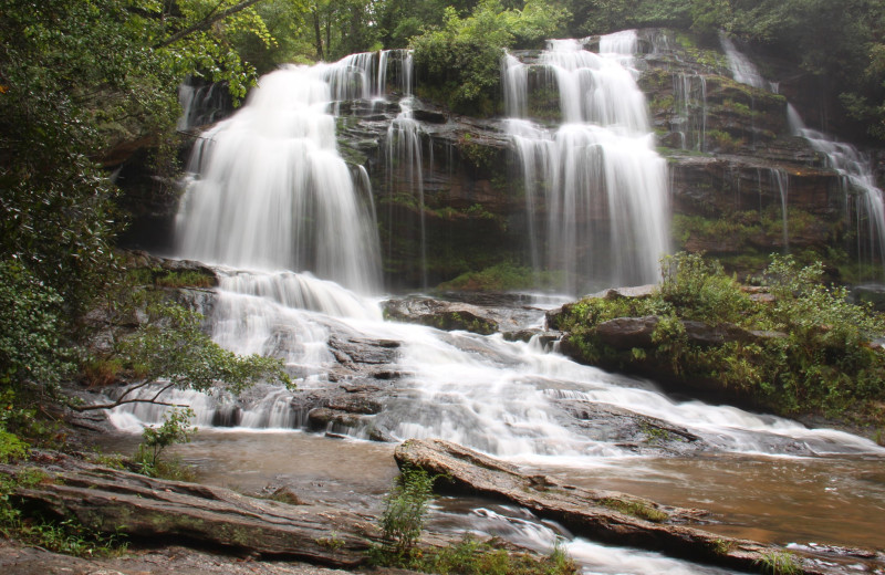 Waterfall at Falling Waters Resort.