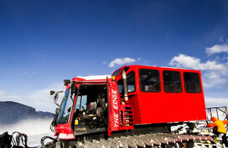 Snowcat tours at Grand Timber Lodge.