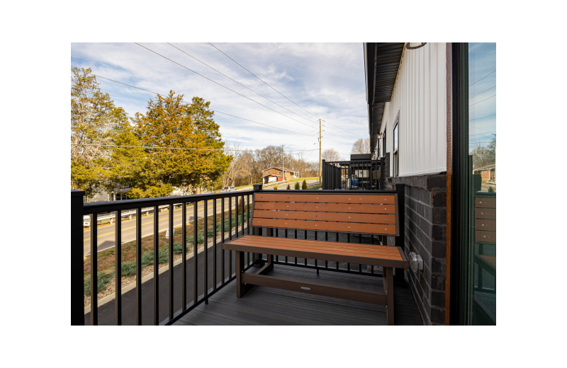 Balcony at American Patriot Getaways - Hickory Haven.