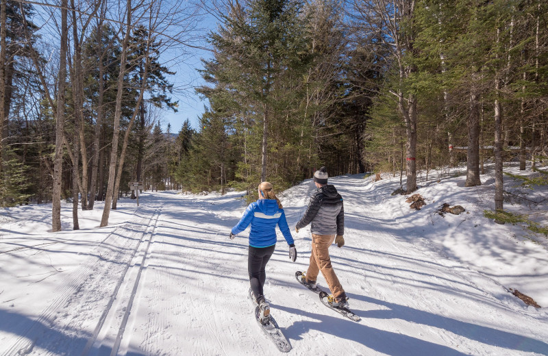 Skiing at Waterville Valley.