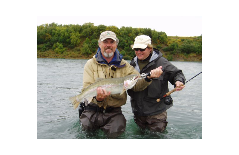 Fishing at Naknek River Camp.