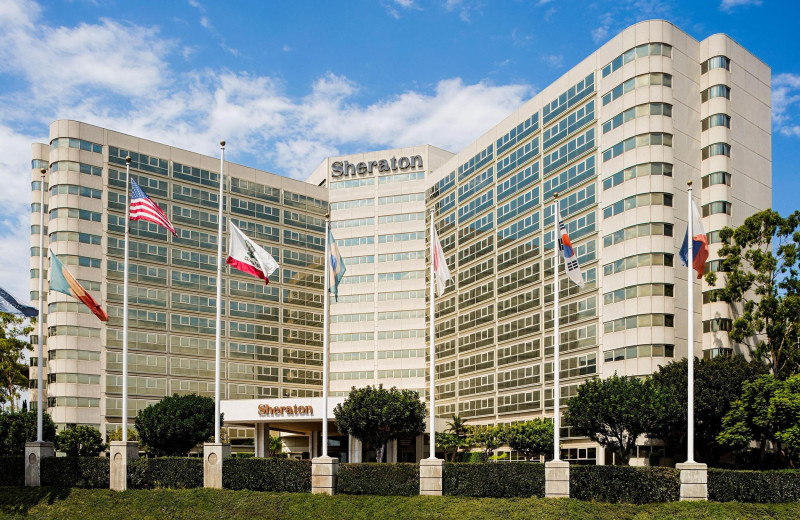 Exterior view of Sheraton Gateway Los Angeles Hotel.